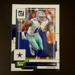 Micah Parsons: Dallas Cowboys, Linebacker 2022 Panini Donruss Football #157